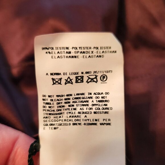 NEW With Tag ROBERTO CAVALLI Brown Satin Hi Low Mermaid Style Skirt Euro Size 38 - Picture 4 of 4